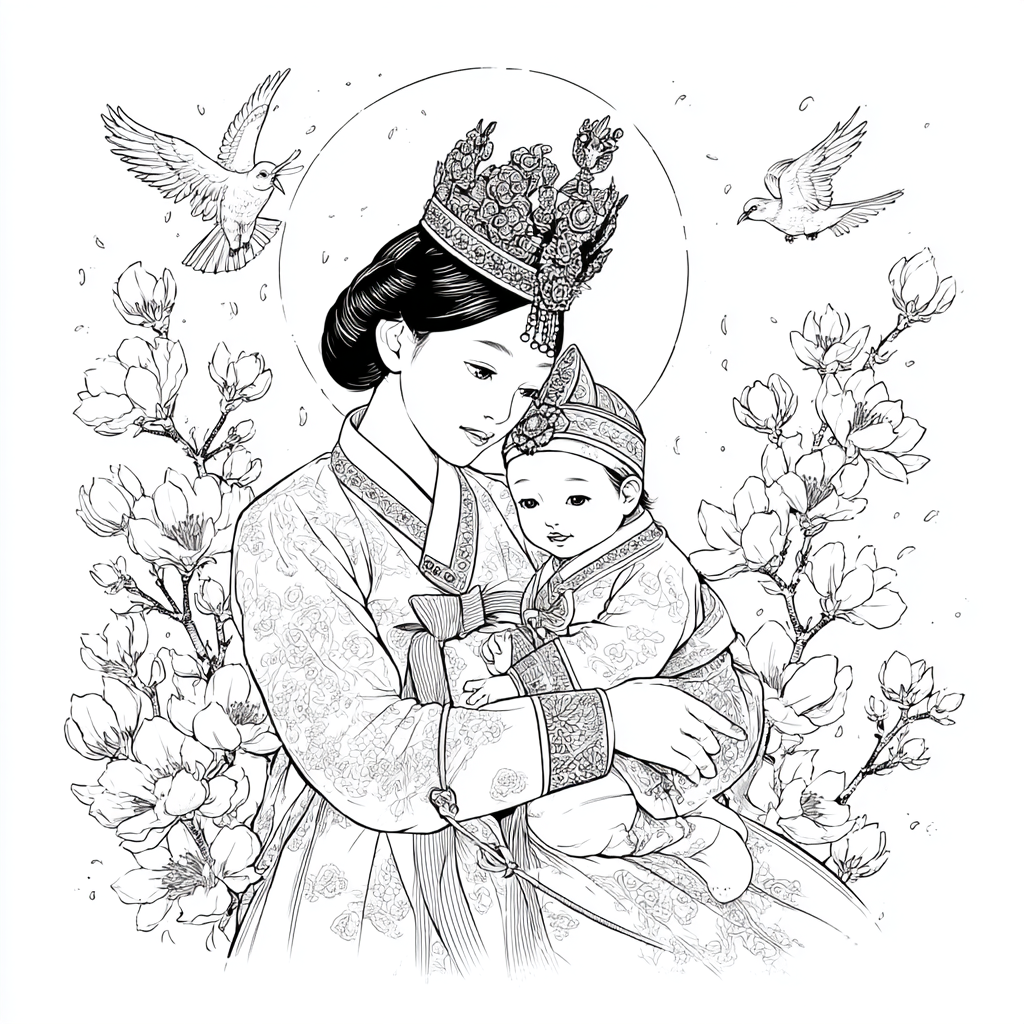 The Royal Guardian of the Spring Bloom