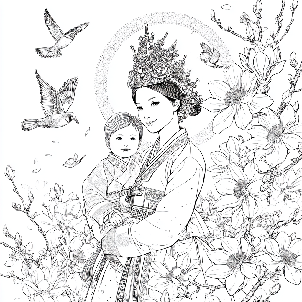 The Royal Guardian of the Spring Bloom
