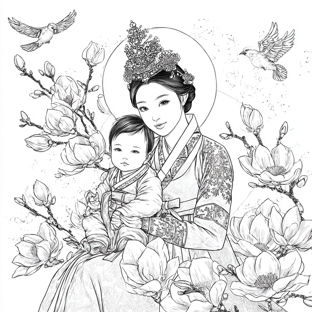 The Royal Guardian of the Spring Bloom