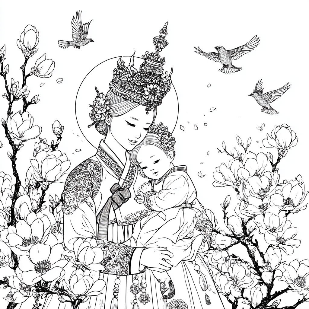 The Royal Guardian of the Spring Bloom