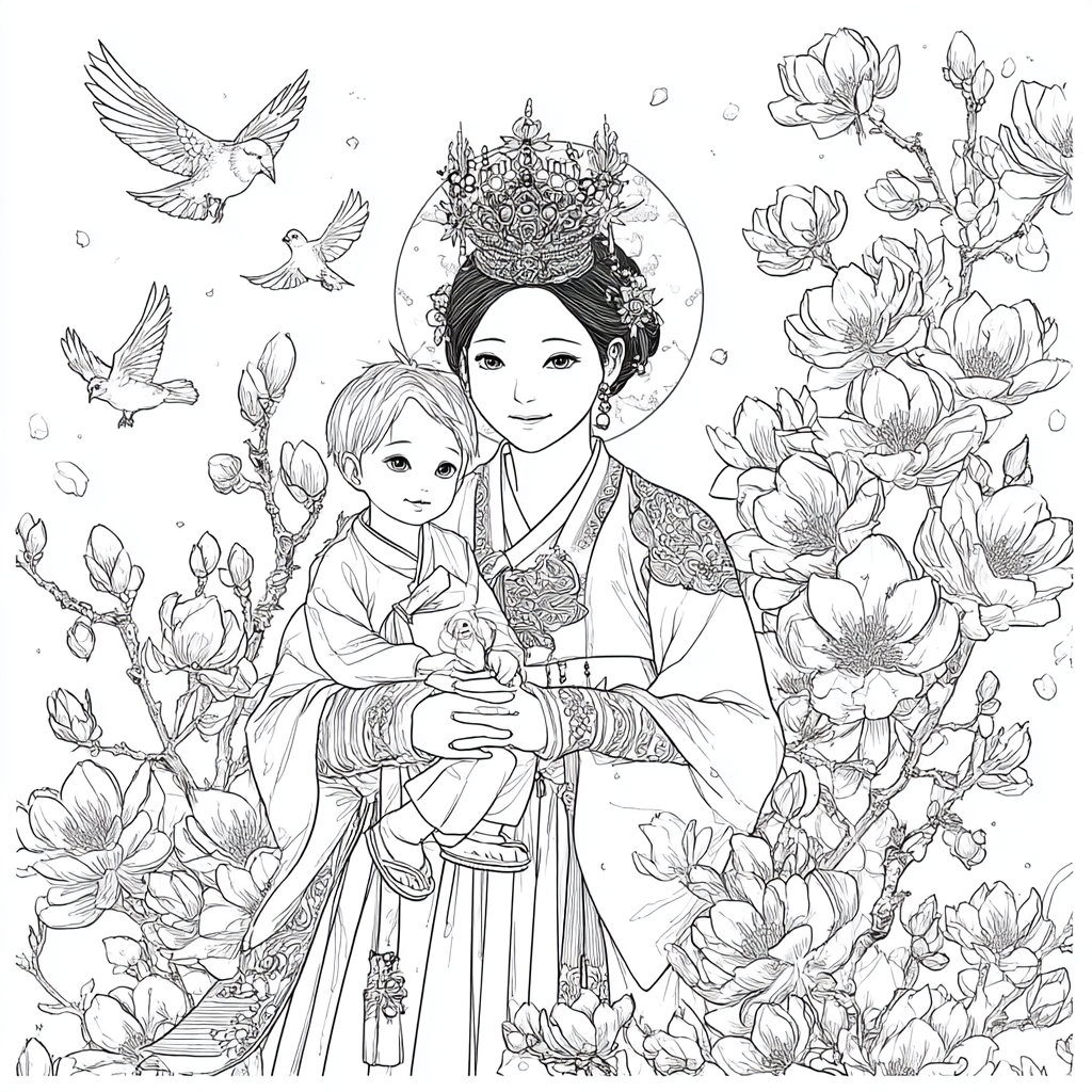 The Royal Guardian of the Spring Bloom