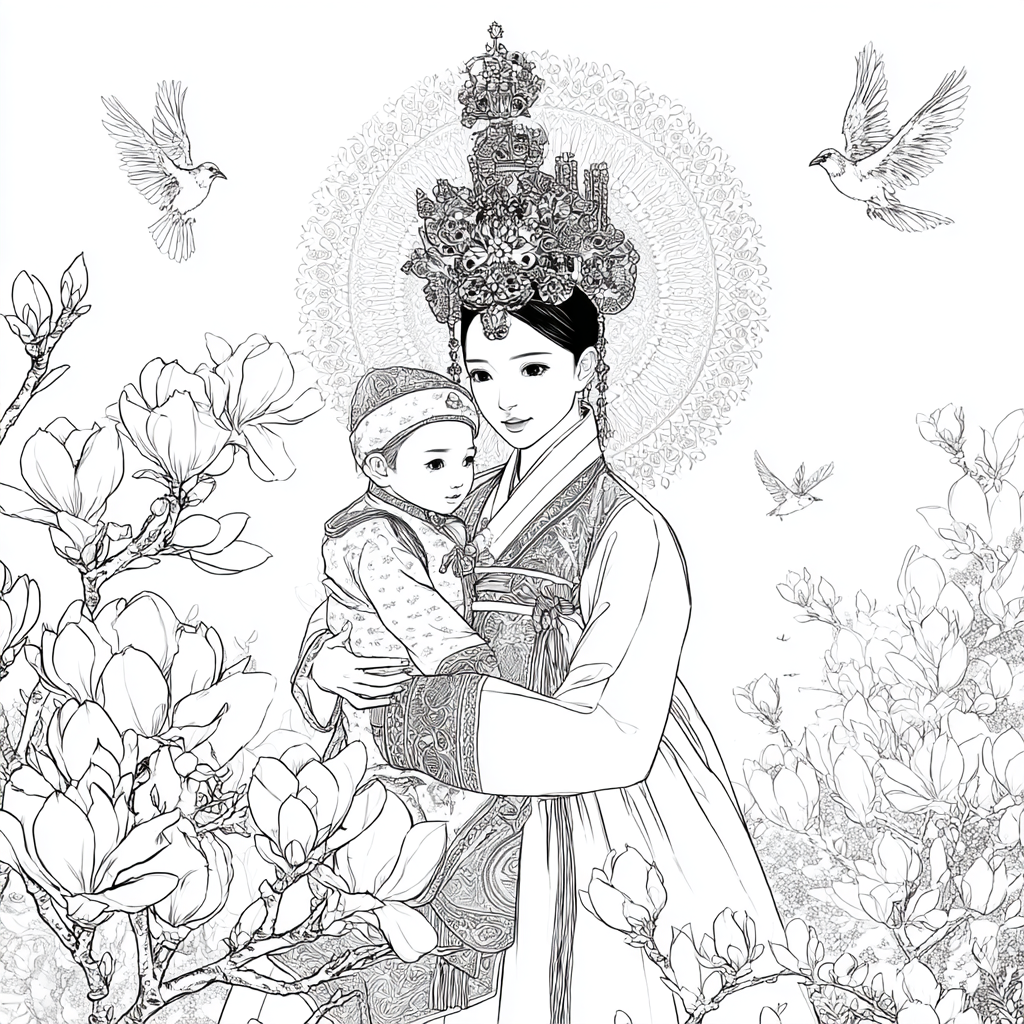 The Royal Guardian of the Spring Bloom
