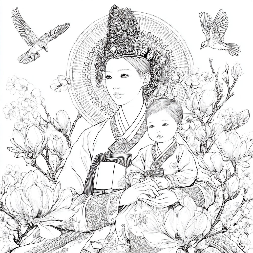 The Royal Guardian of the Spring Bloom