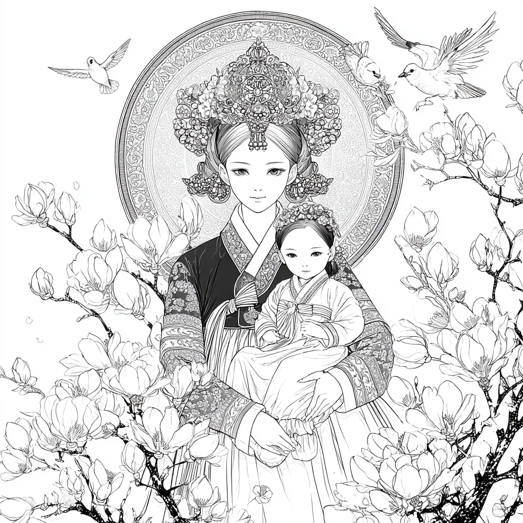 The Royal Guardian of the Spring Bloom