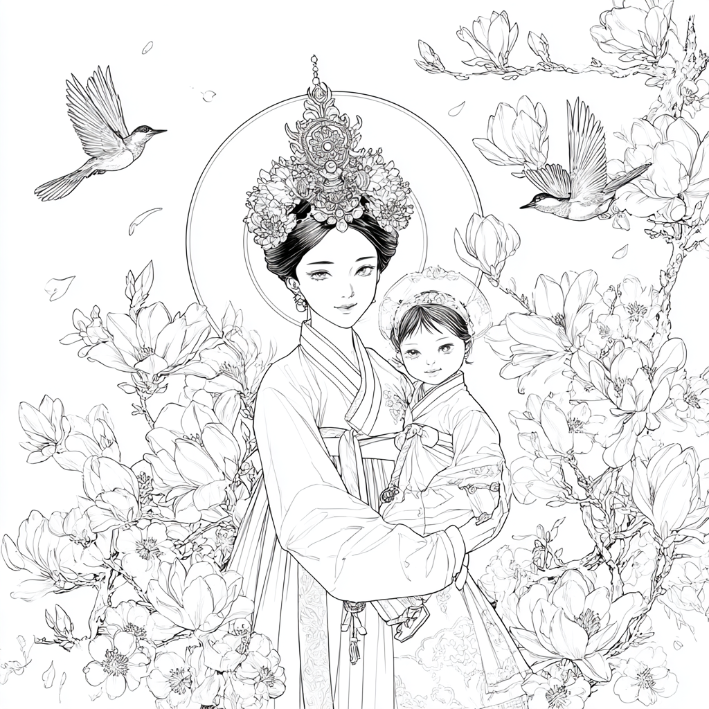 The Royal Guardian of the Spring Bloom