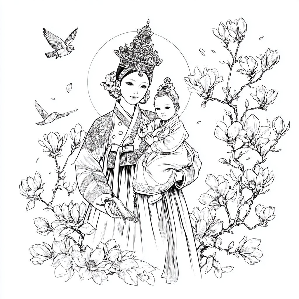The Royal Guardian of the Spring Bloom