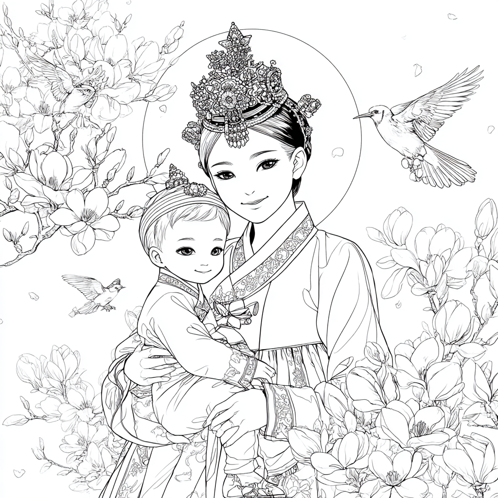 The Royal Guardian of the Spring Bloom