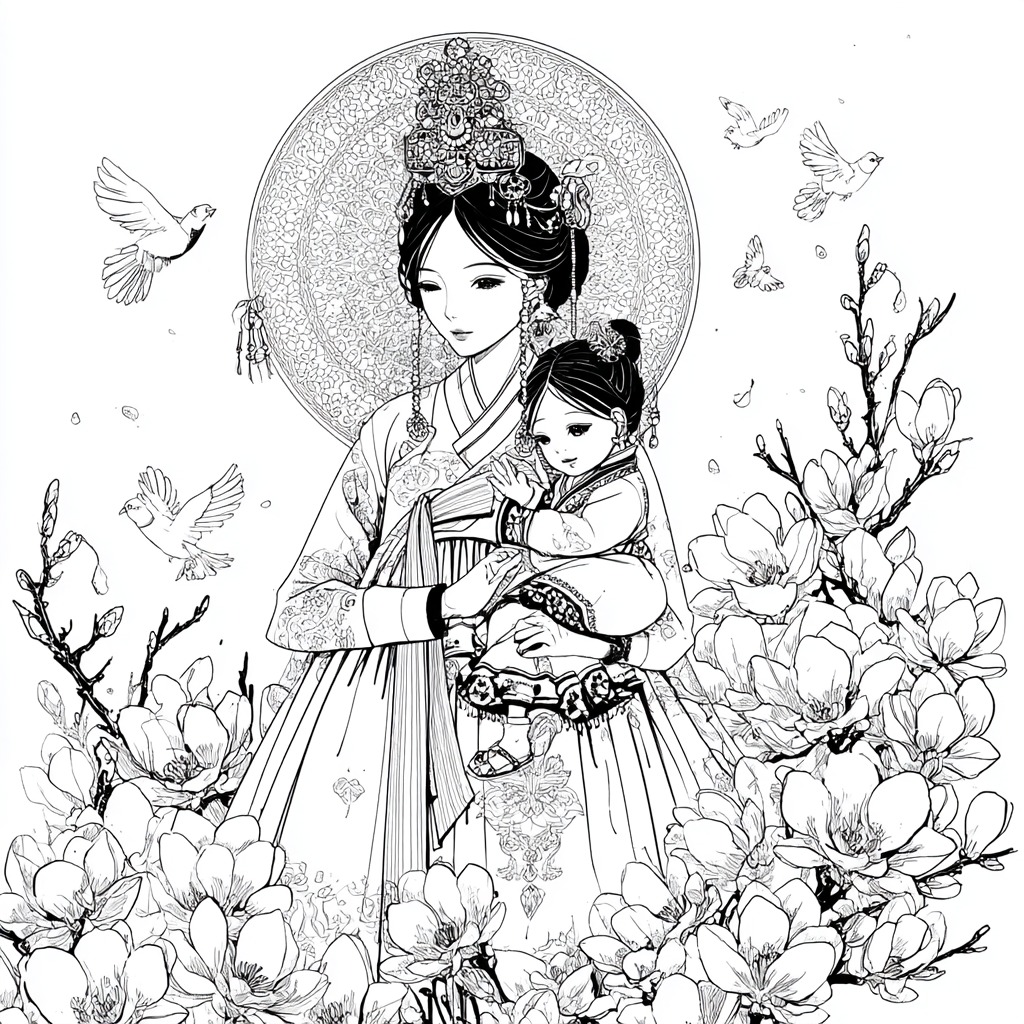 The Royal Guardian of the Spring Bloom