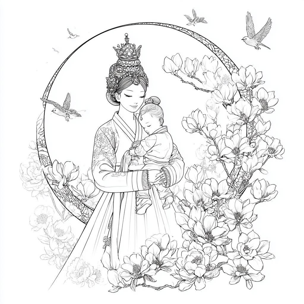 The Royal Guardian of the Spring Bloom