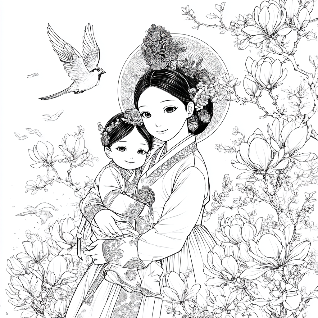 The Royal Guardian of the Spring Bloom