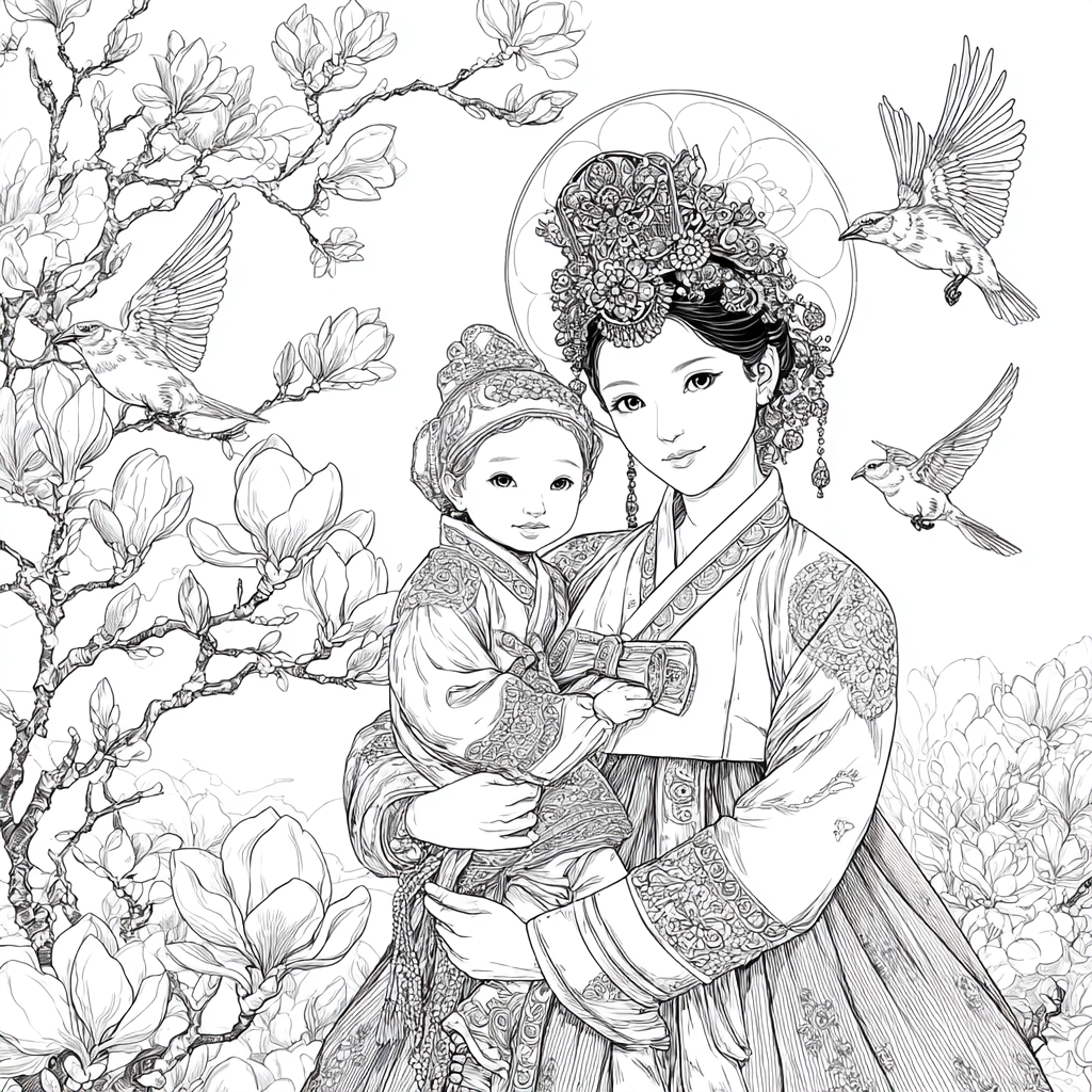 The Royal Guardian of the Spring Bloom