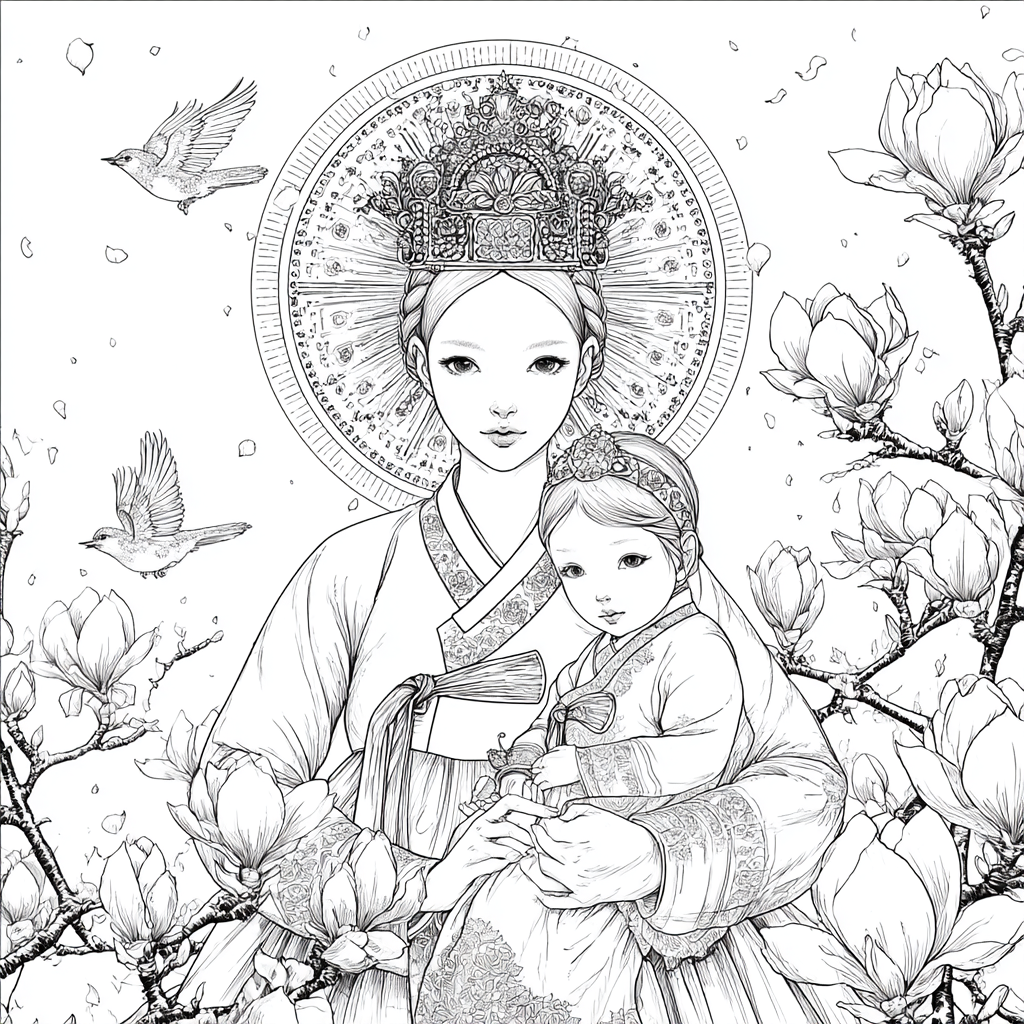 The Royal Guardian of the Spring Bloom