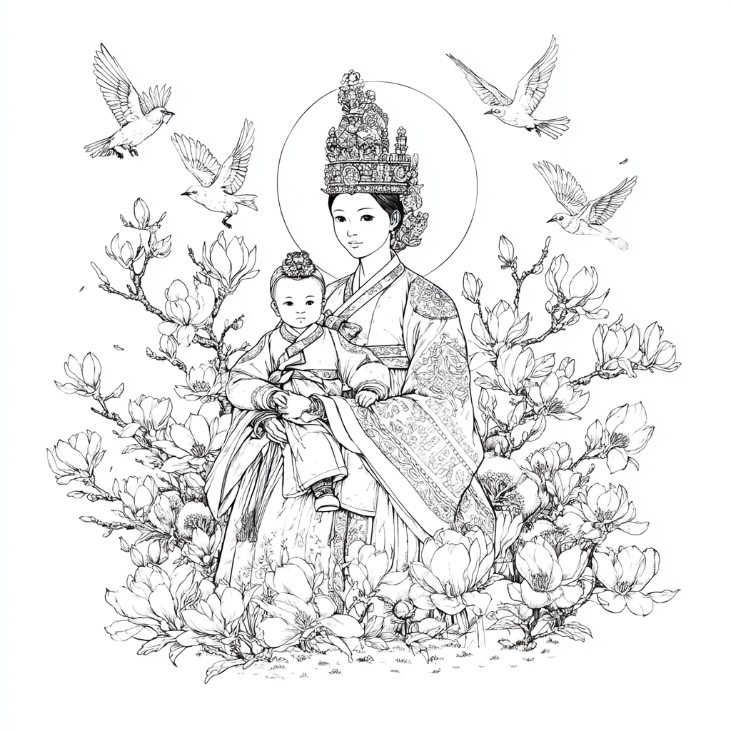 The Royal Guardian of the Spring Bloom