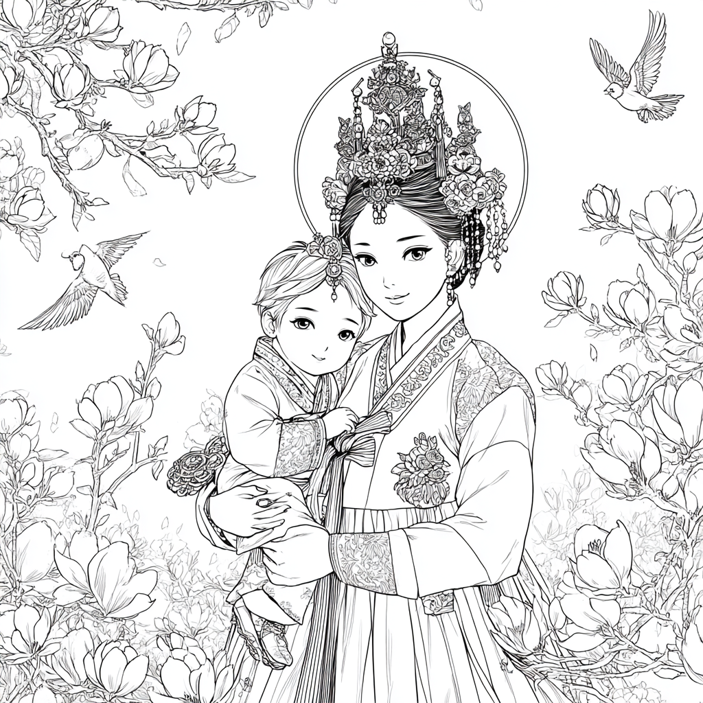 The Royal Guardian of the Spring Bloom