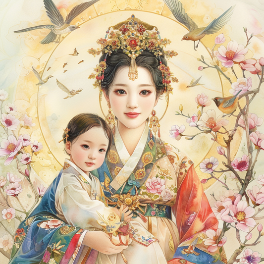 The Royal Guardian of the Spring Bloom
