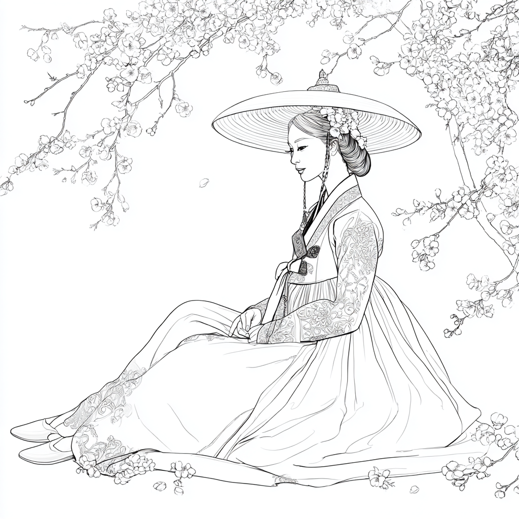 The Sun-Kissed Muse of the Cherry Orchard