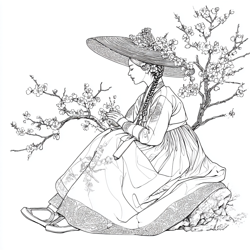 The Sun-Kissed Muse of the Cherry Orchard