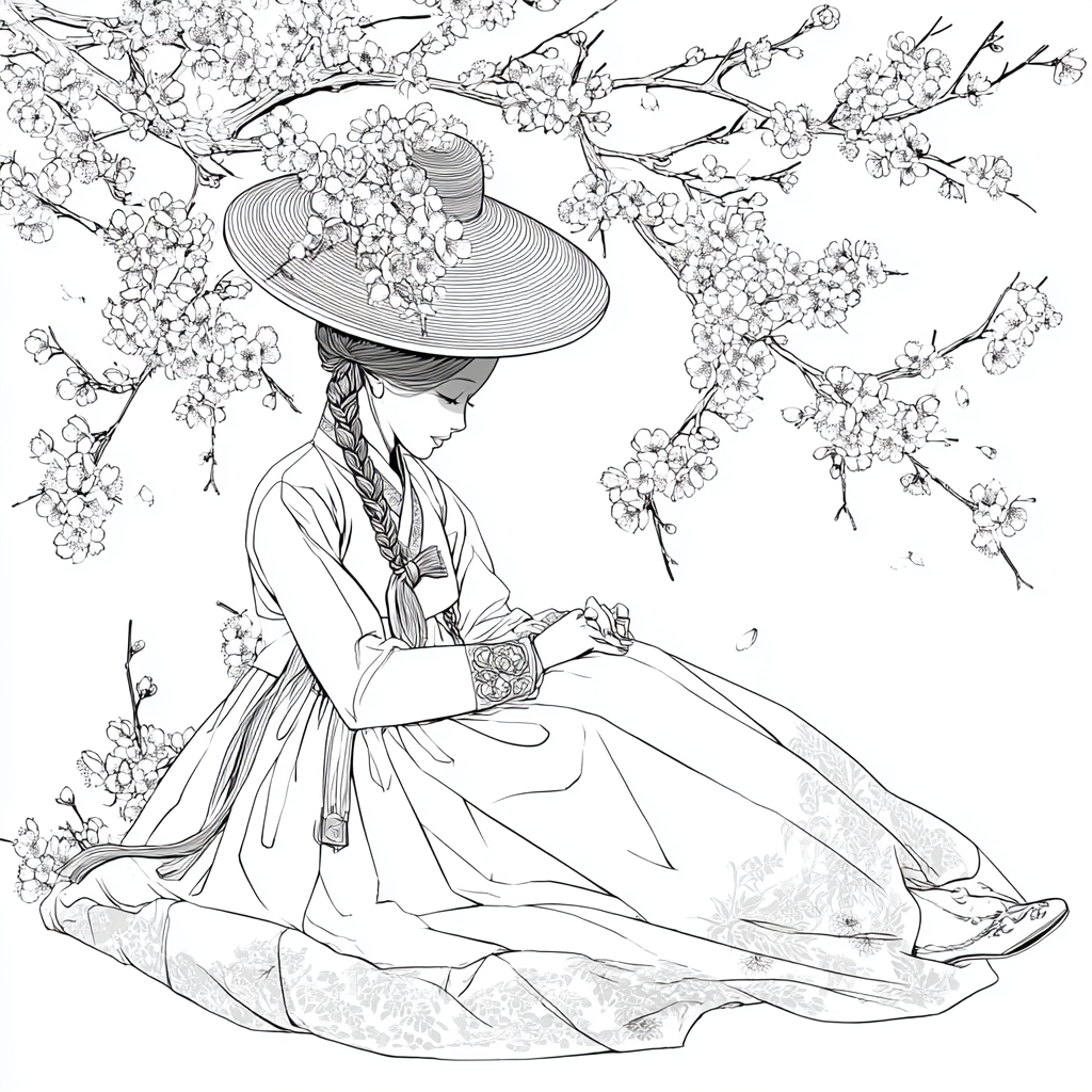 The Sun-Kissed Muse of the Cherry Orchard