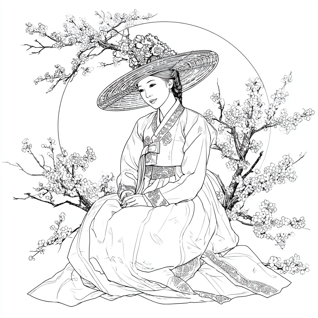 The Sun-Kissed Muse of the Cherry Orchard