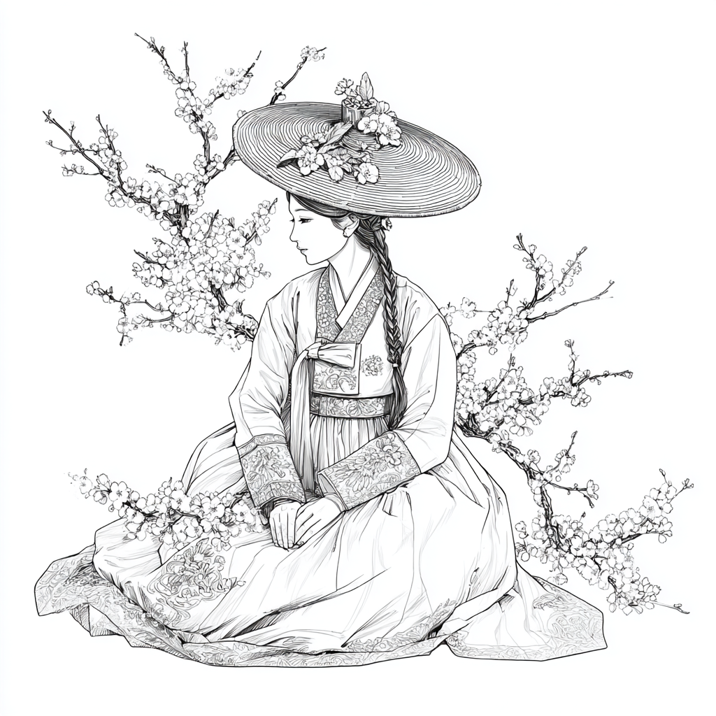 The Sun-Kissed Muse of the Cherry Orchard