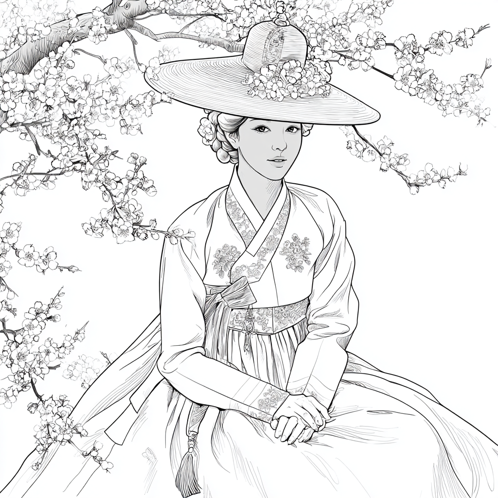 The Sun-Kissed Muse of the Cherry Orchard