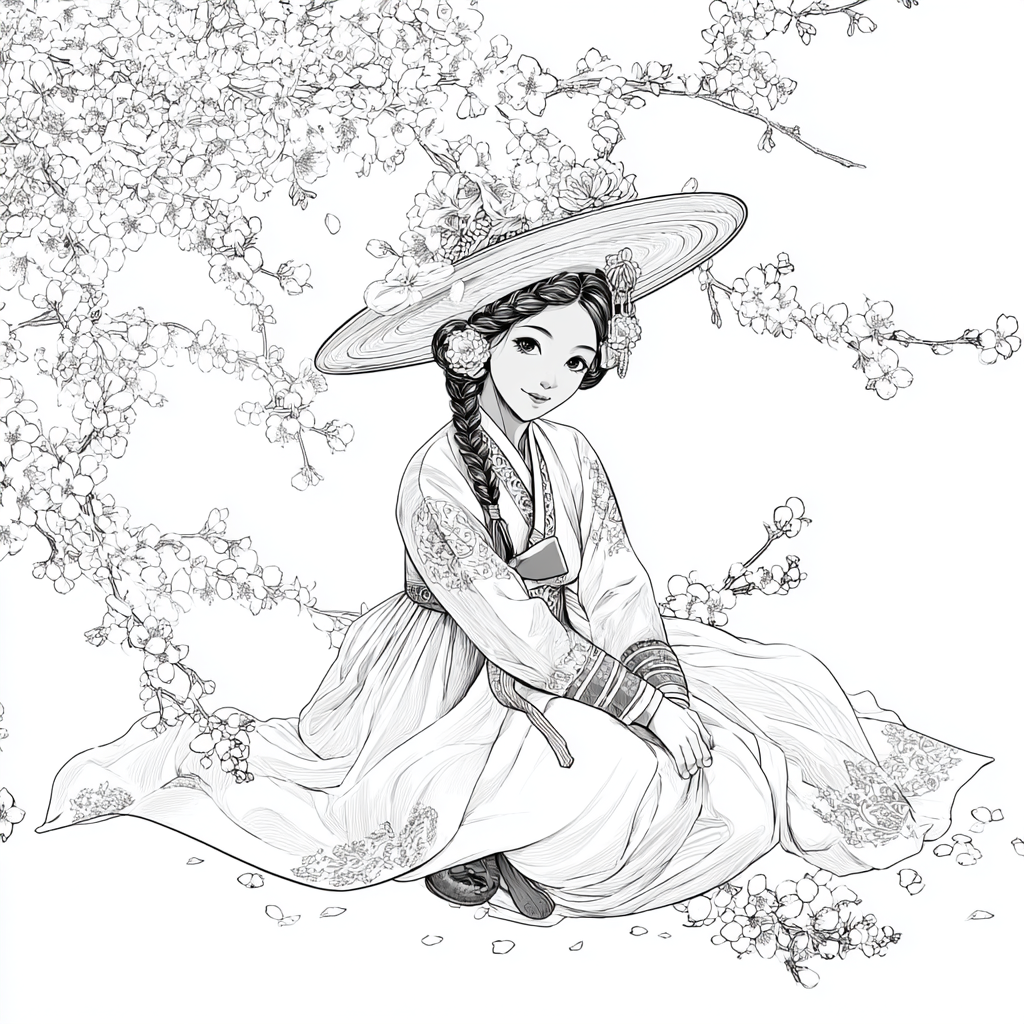 The Sun-Kissed Muse of the Cherry Orchard