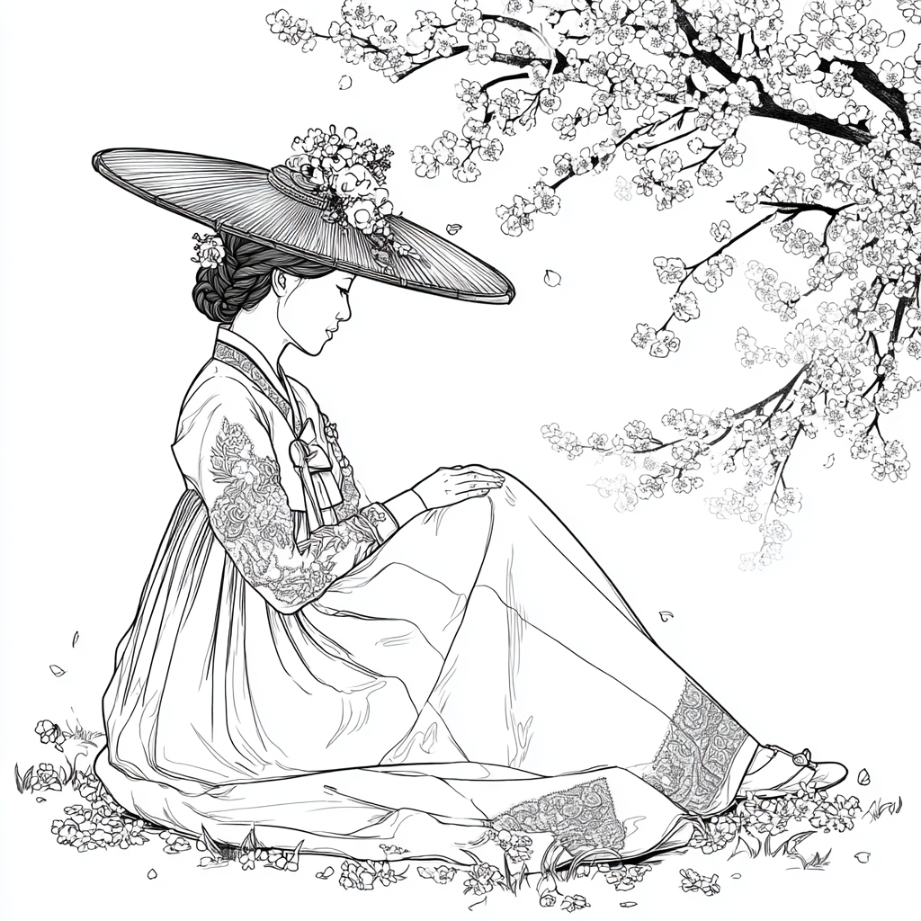 The Sun-Kissed Muse of the Cherry Orchard