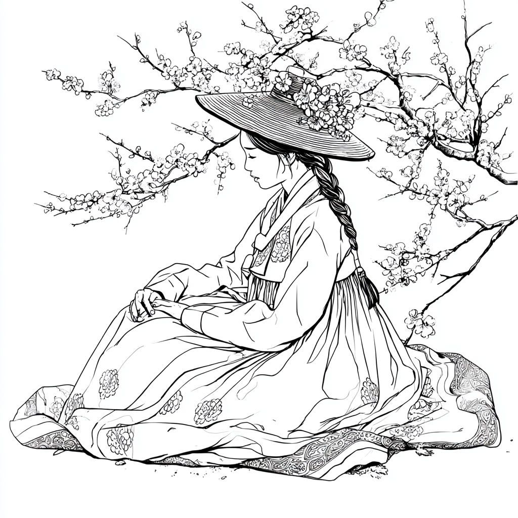 The Sun-Kissed Muse of the Cherry Orchard