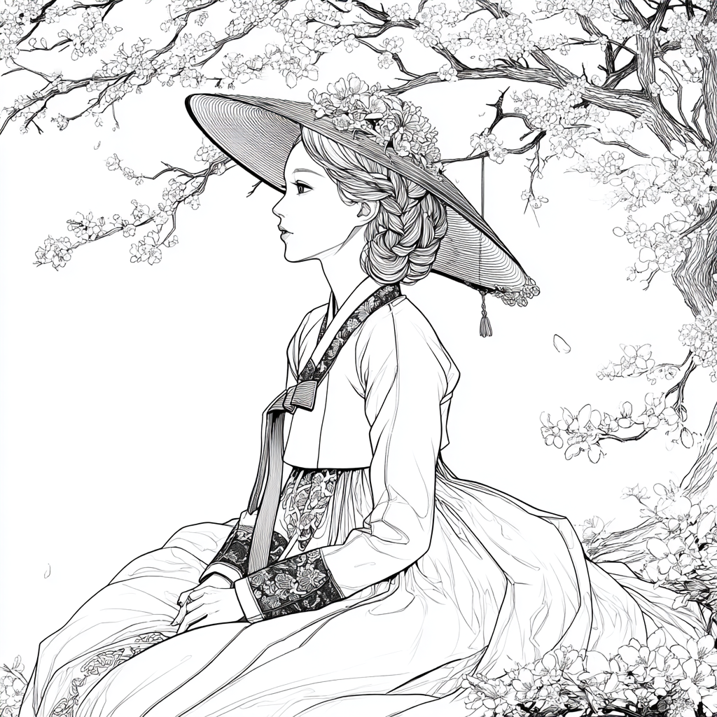The Sun-Kissed Muse of the Cherry Orchard
