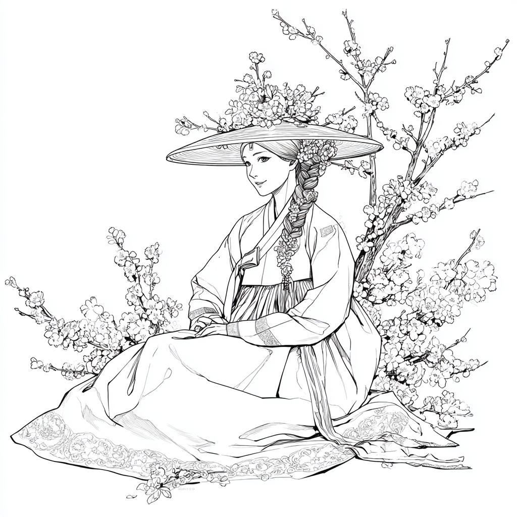The Sun-Kissed Muse of the Cherry Orchard