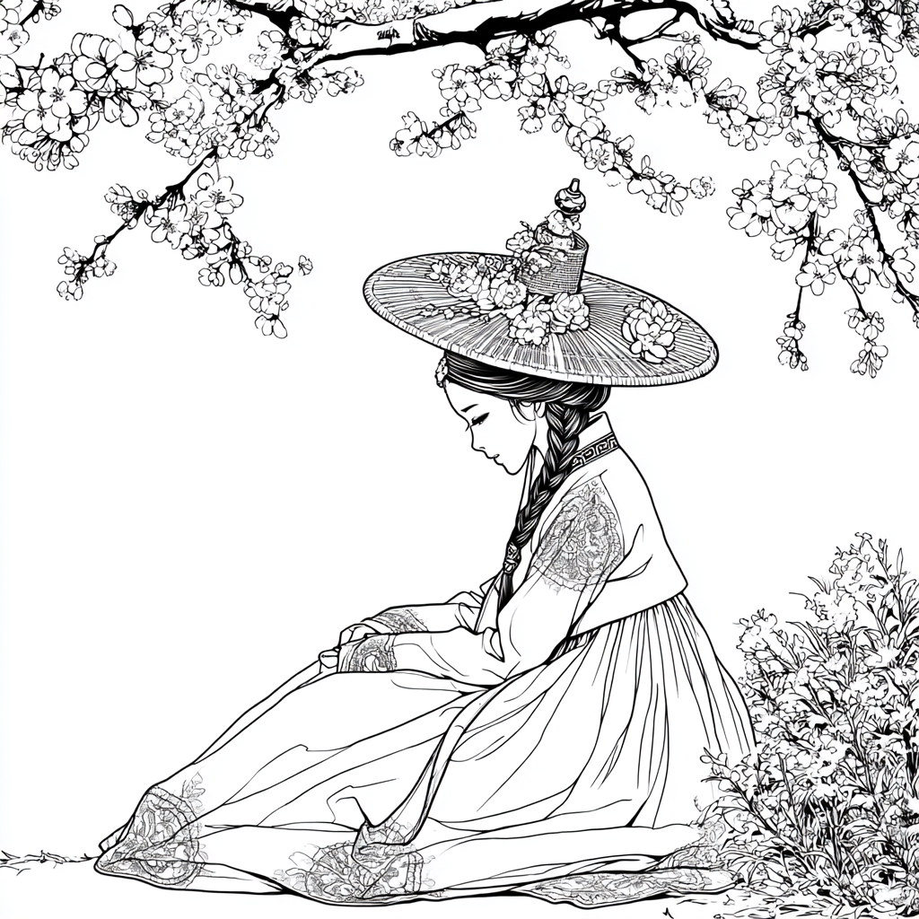The Sun-Kissed Muse of the Cherry Orchard