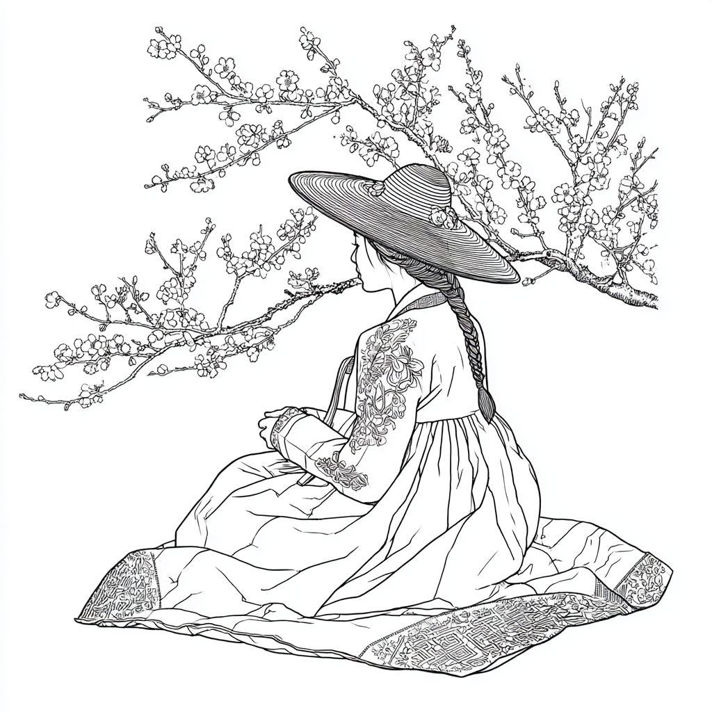 The Sun-Kissed Muse of the Cherry Orchard