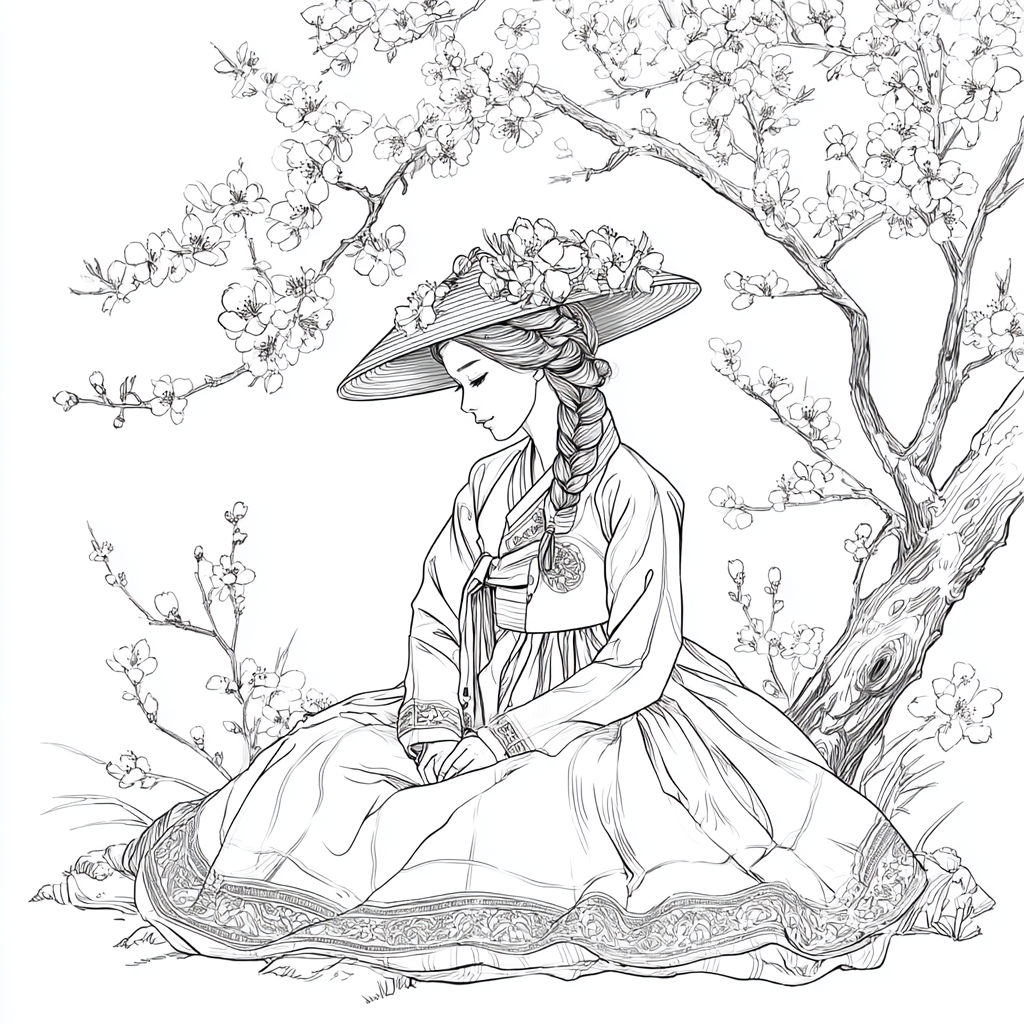 The Sun-Kissed Muse of the Cherry Orchard