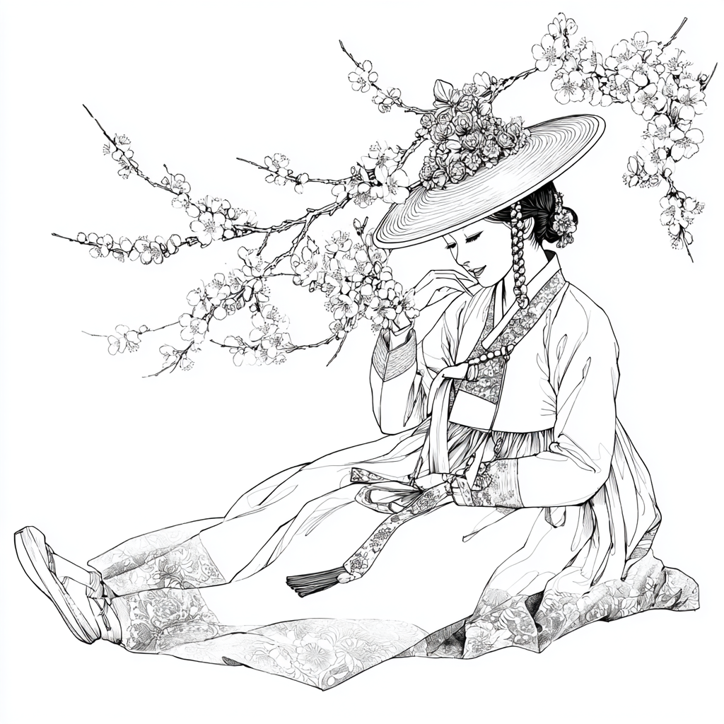 The Sun-Kissed Muse of the Cherry Orchard