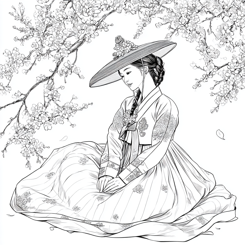 The Sun-Kissed Muse of the Cherry Orchard