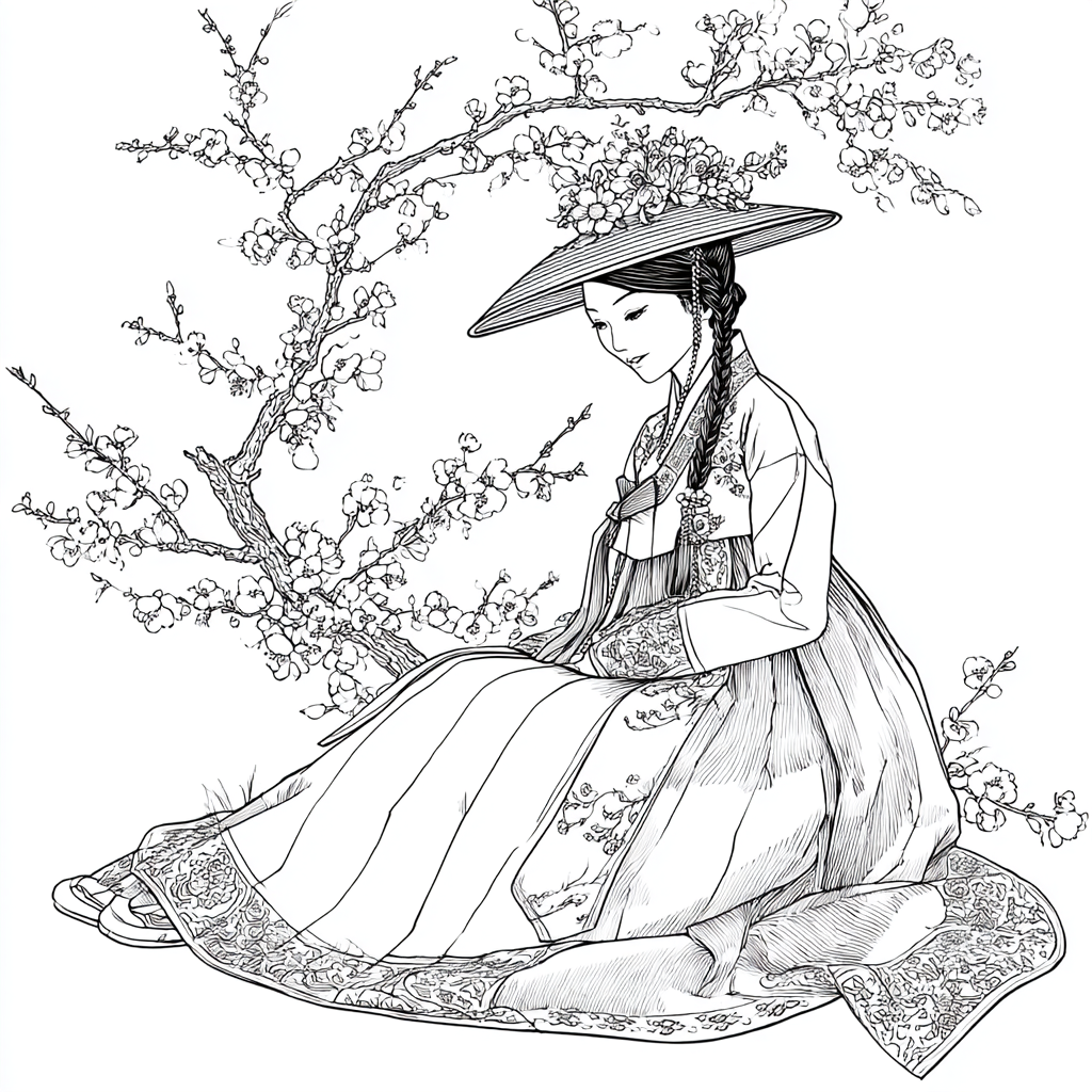 The Sun-Kissed Muse of the Cherry Orchard