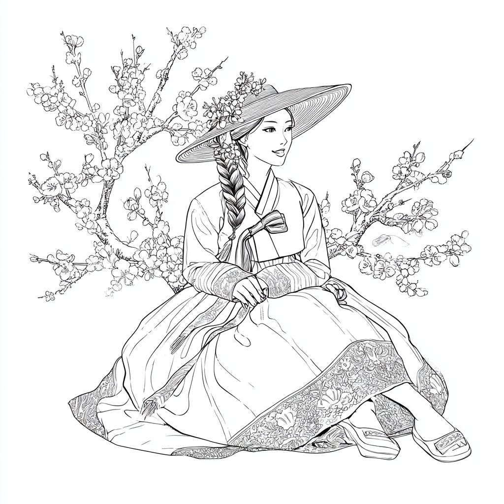 The Sun-Kissed Muse of the Cherry Orchard