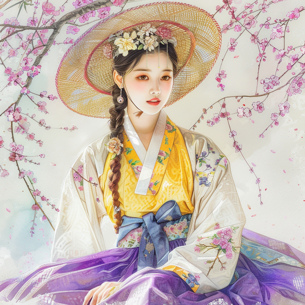 The Sun-Kissed Muse of the Cherry Orchard