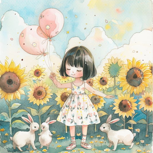 Sunflower Garden Afternoon