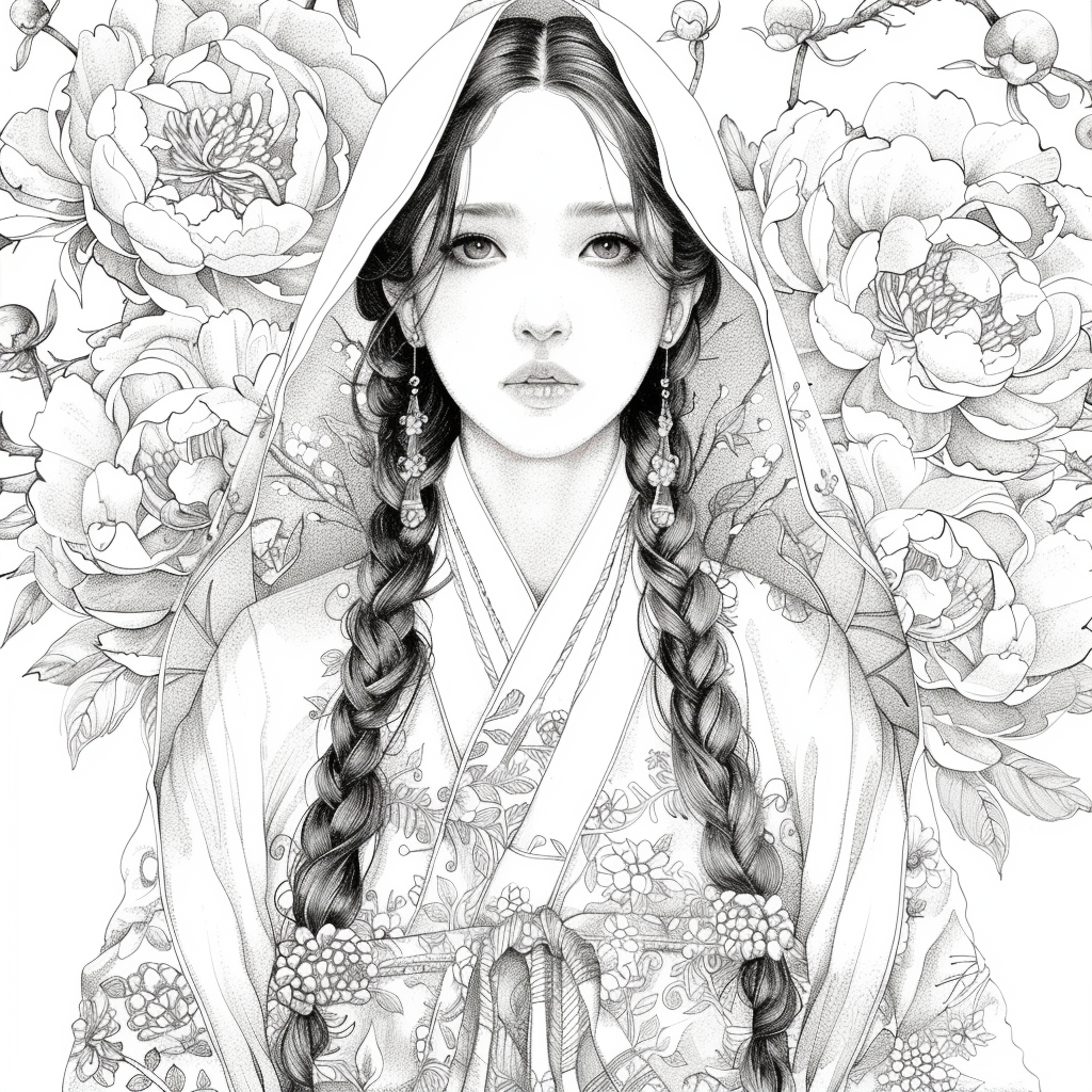 Peony Veil Maiden