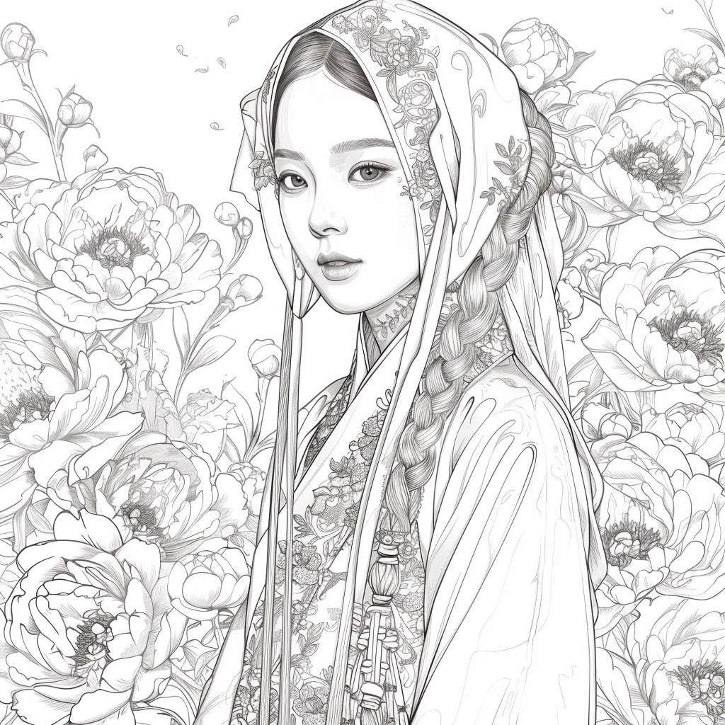 Peony Veil Maiden