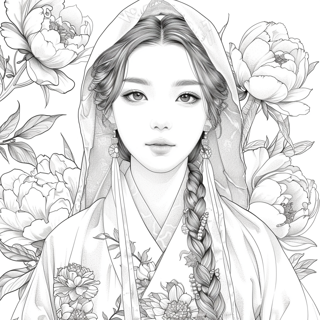 Peony Veil Maiden