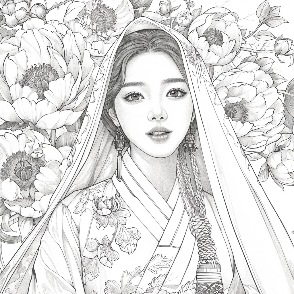 Peony Veil Maiden
