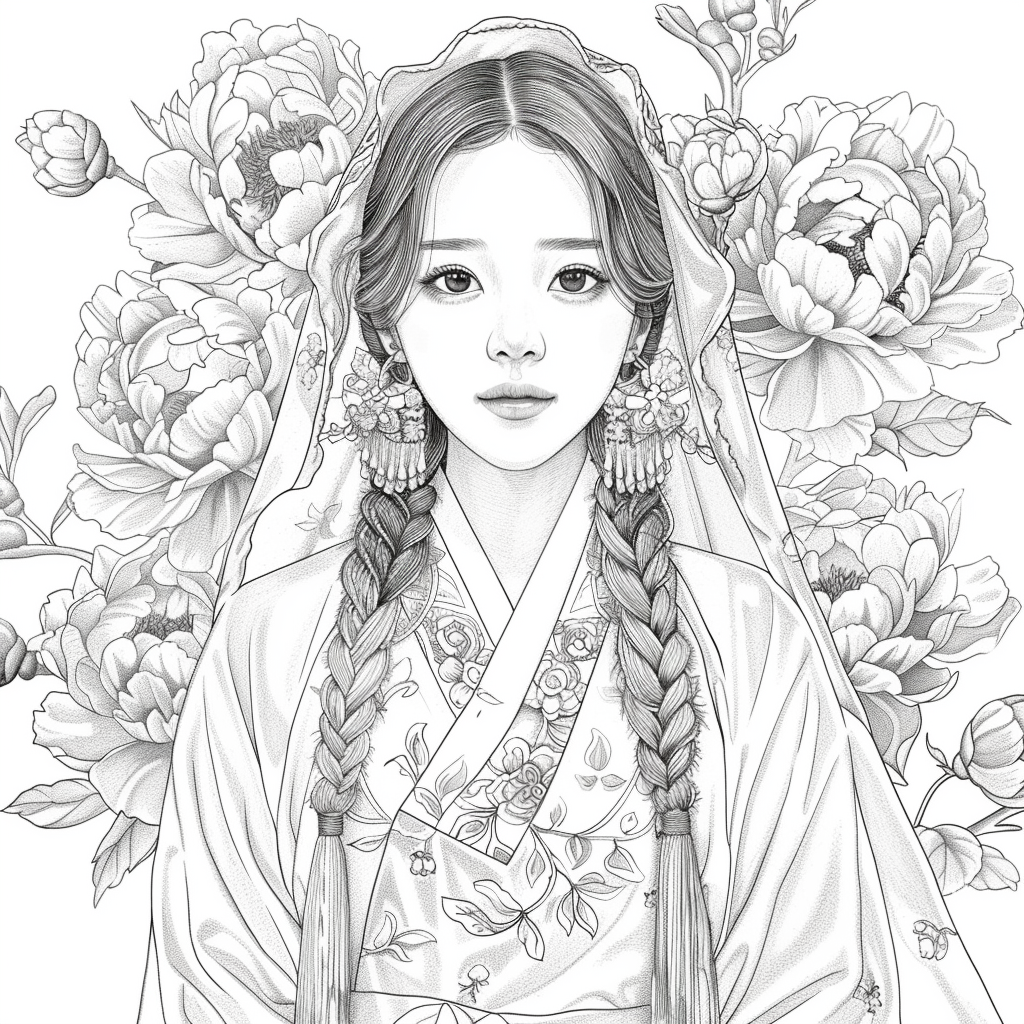 Peony Veil Maiden