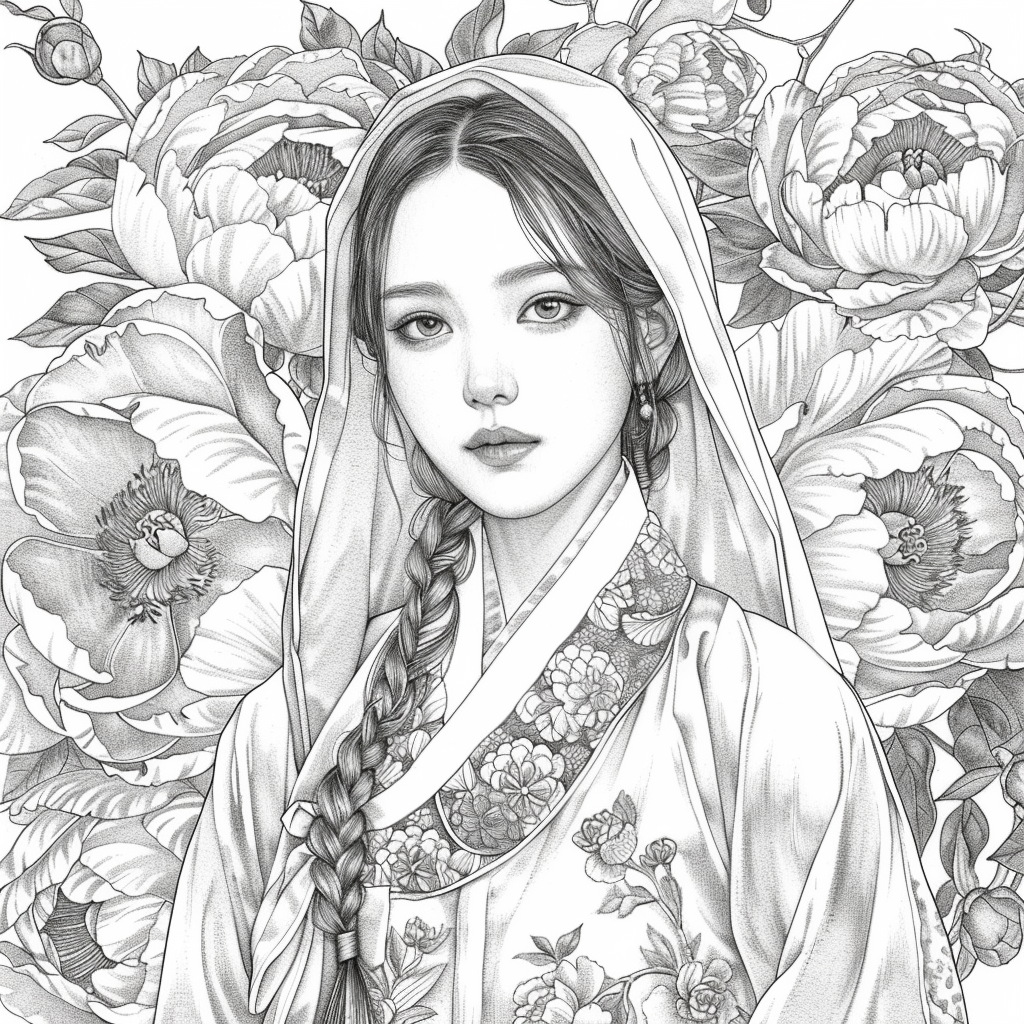 Peony Veil Maiden