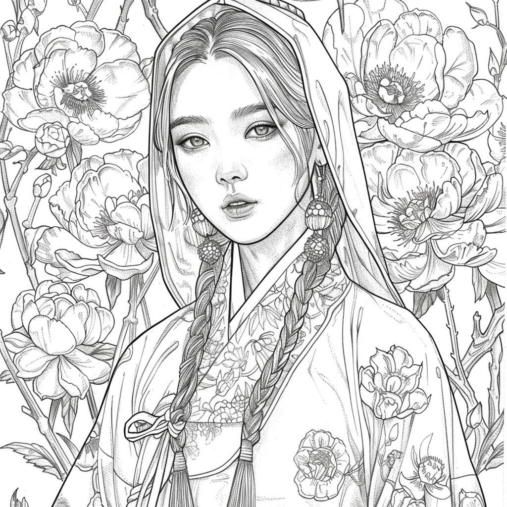 Peony Veil Maiden