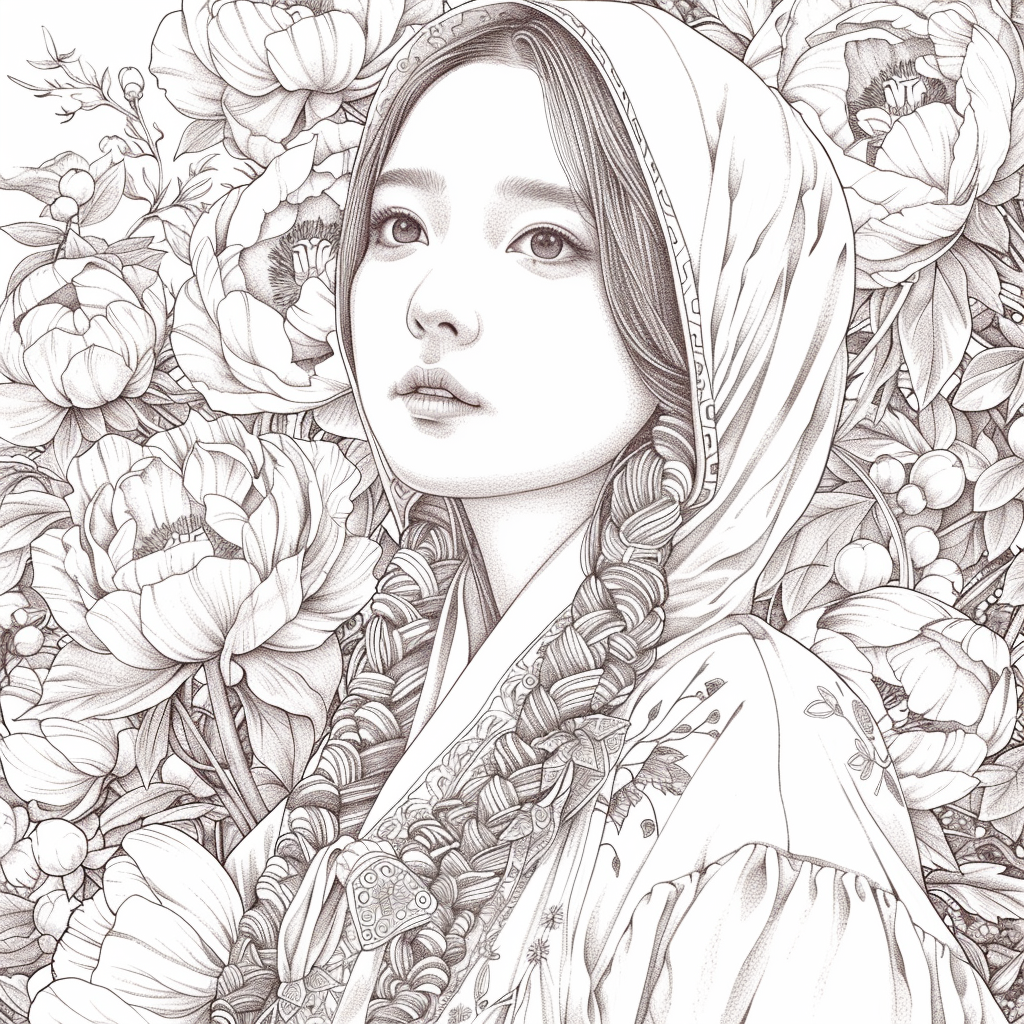 Peony Veil Maiden