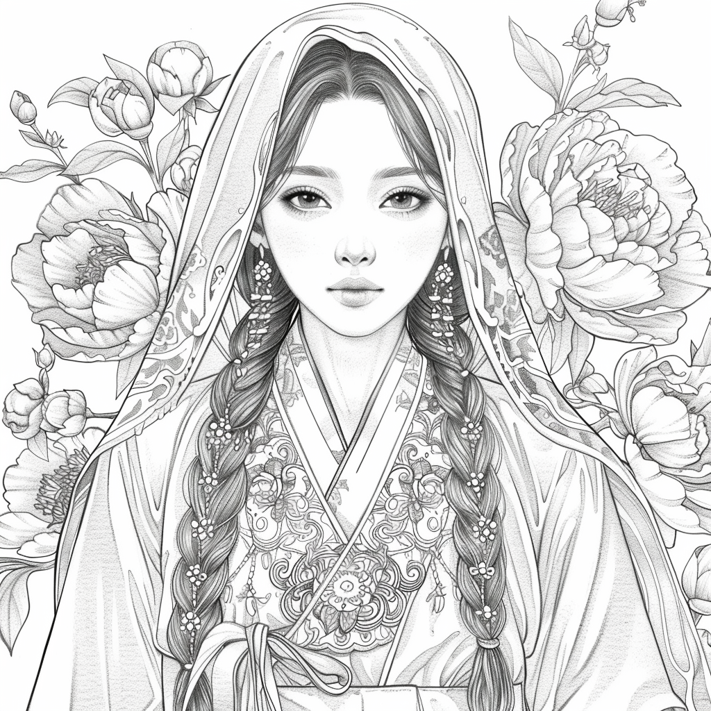 Peony Veil Maiden