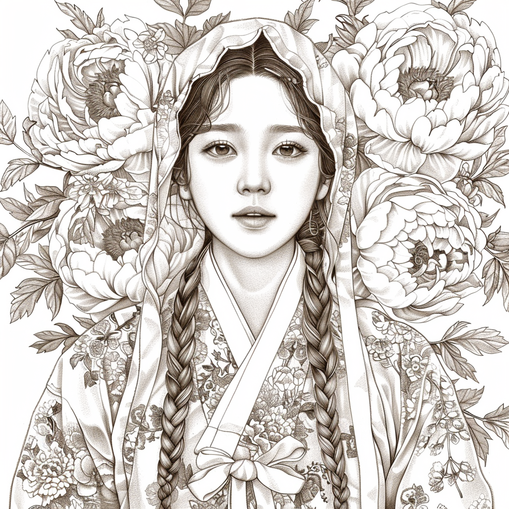 Peony Veil Maiden