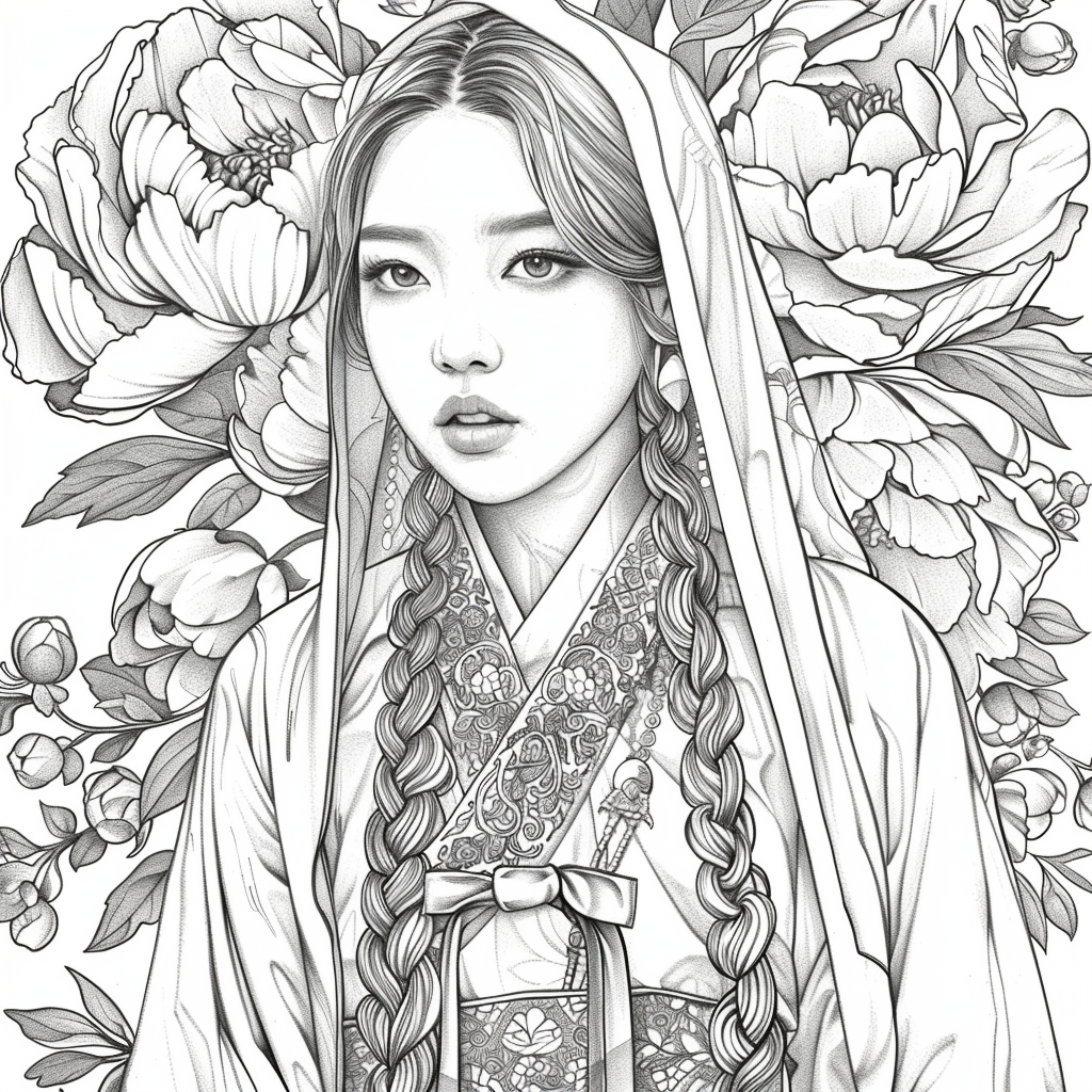 Veiled Among Peonies